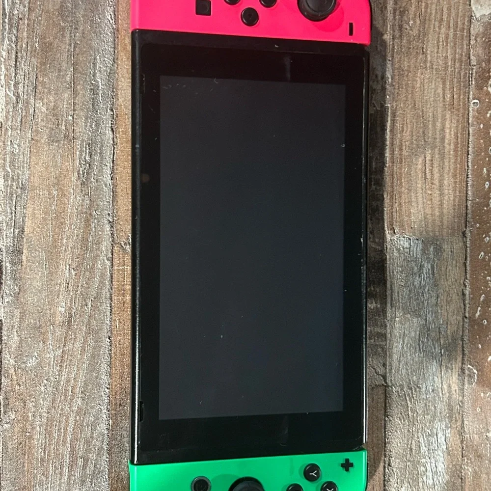 Nintendo Switch Console - Black with Red and Green Joy-Con